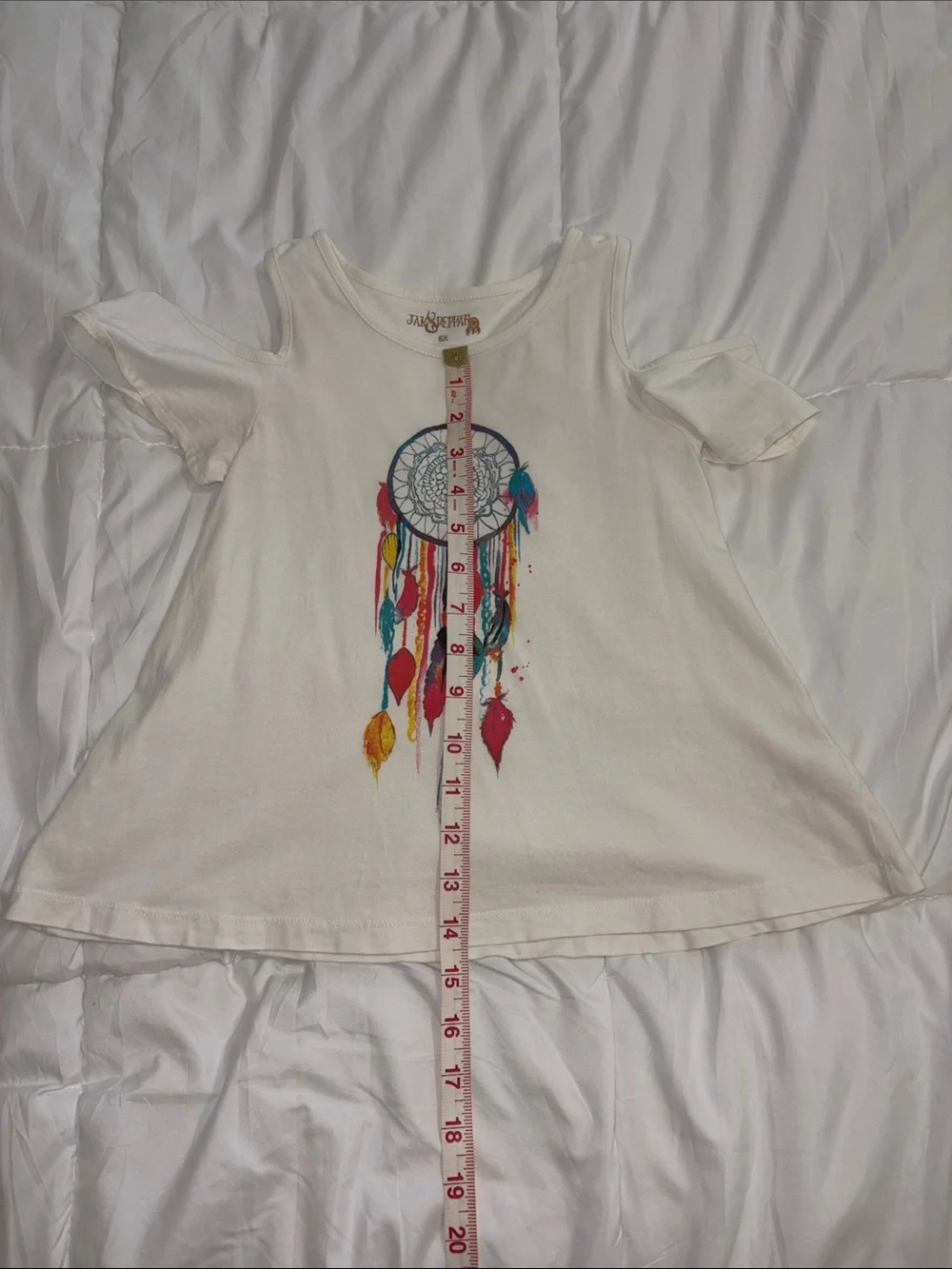 Jak and Peppar matching dreamcatcher top with shorts - Size 6X